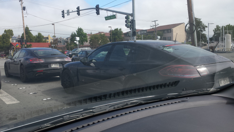 Illustration for article titled Spotted...Porsche Panamera camouflaged test cars